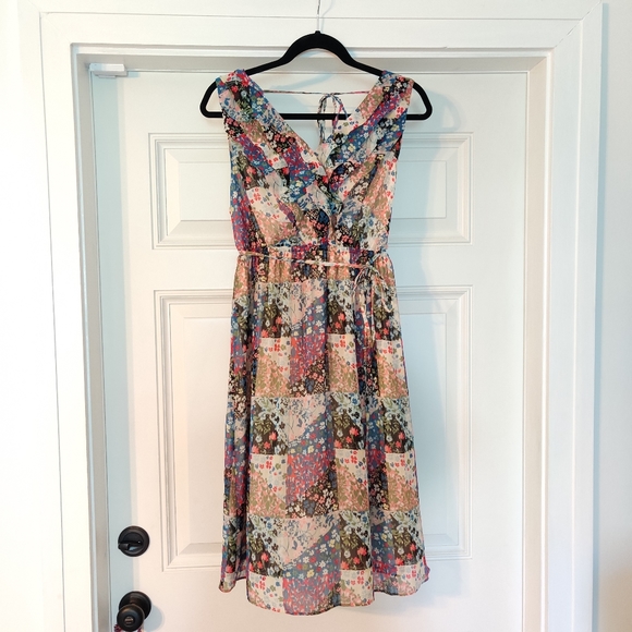 Jessica Simpson Dresses & Skirts - Jessica Simpson patchwork dress Size Medium